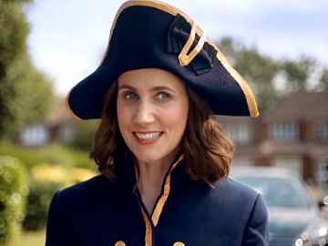 Woman in Admiral Insurance Commercial