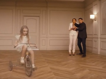 AT&T Commercial - Ghost Girl Riding a Bike