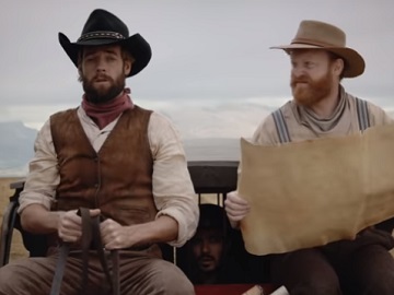 KitKat Wild West Commercial - Men with Map