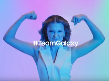 Samsung Millie Bobby Brown Commercial