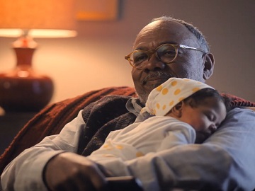 DISH with Google Assistant Commercial - Grandfather Holding Grandchild