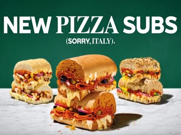 Subway Pizza Sub Sorry Italy Advert