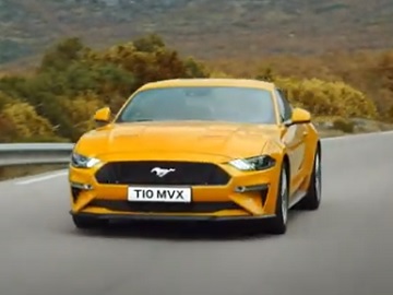 Ford Mustang 2020 Advert
