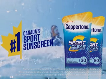 Coppertone Sport Clear Sunscreen Commercial