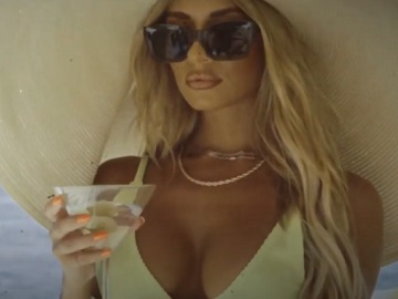 PrettyLittleThing Swim Amalfi Coast Blonde Girl Advert / Commercial