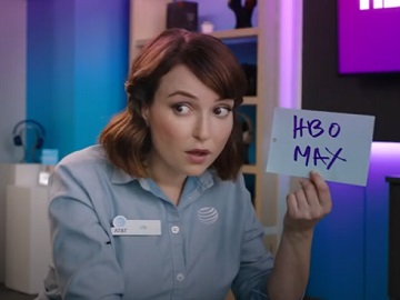 AT&T HBO Max Commercial Girl Lily - Actress Milana Vayntrub