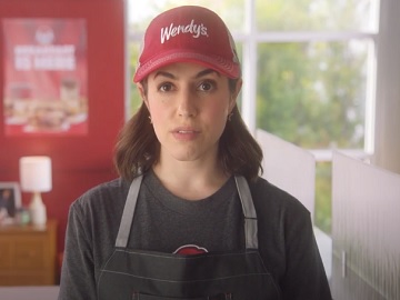 Wendy's Commercial Girl Kathryn, a Wendy's employee
