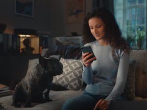 Redfin Commercial Girl Sue and Dog