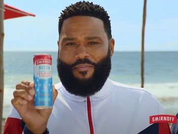 Smirnoff Red, White & Berry Seltzer Actor Anthony Anderson Commercial