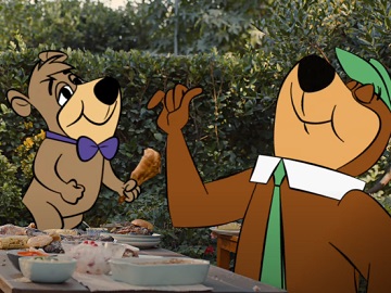 GEICO Yogi Bear and Boo Boo at BBQ Party Commercial