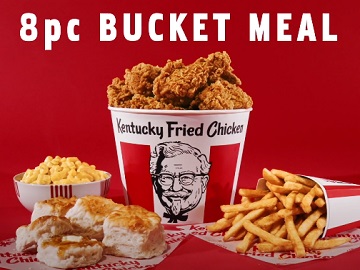 KFC 8pc Bucket Meal Commercial
