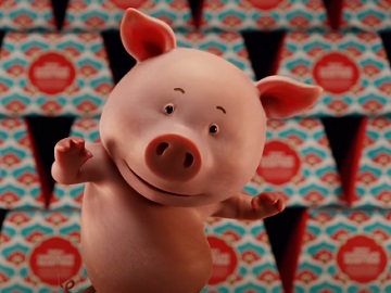 M&S Christmas Percy Pig Advert - Feat. Talking Piggybank