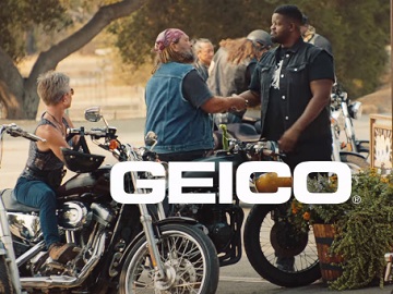 GEICO Motorcycle Gecko & Rider You Deserve to Save Commercial