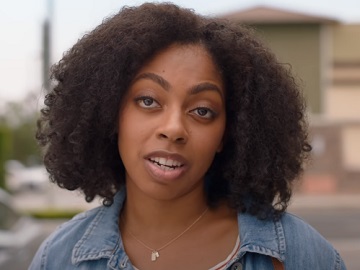 Little Caesars Slices-N-Stix Commercial Curly Actress