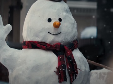 Publix Christmas Commercial Snowman