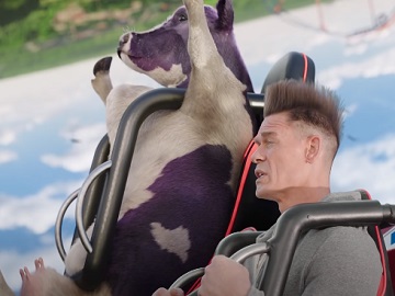 Experian Roller Coaster Commercial - Feat. John Cena and Purple Cow