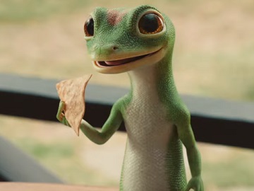 GEICO The Gecko Eats a Burrito Commercial