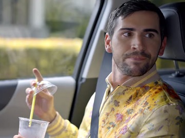 Periscope by General Motors Emergency Brake Commercial Actor - Feat. Guy Spilling Drink on His Jacket