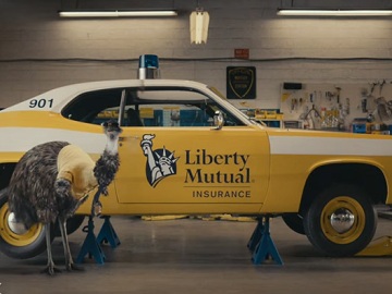Liberty Mutual Doug on Dolly in Garage Commercial