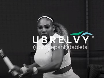UBRELVY Fight Migraine Attacks Serena Williams Commercial