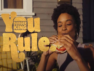 Burger King You Rule Commercial Actress